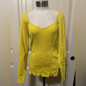 Anthropologie Yellow‎ Sweater New w/ Tags